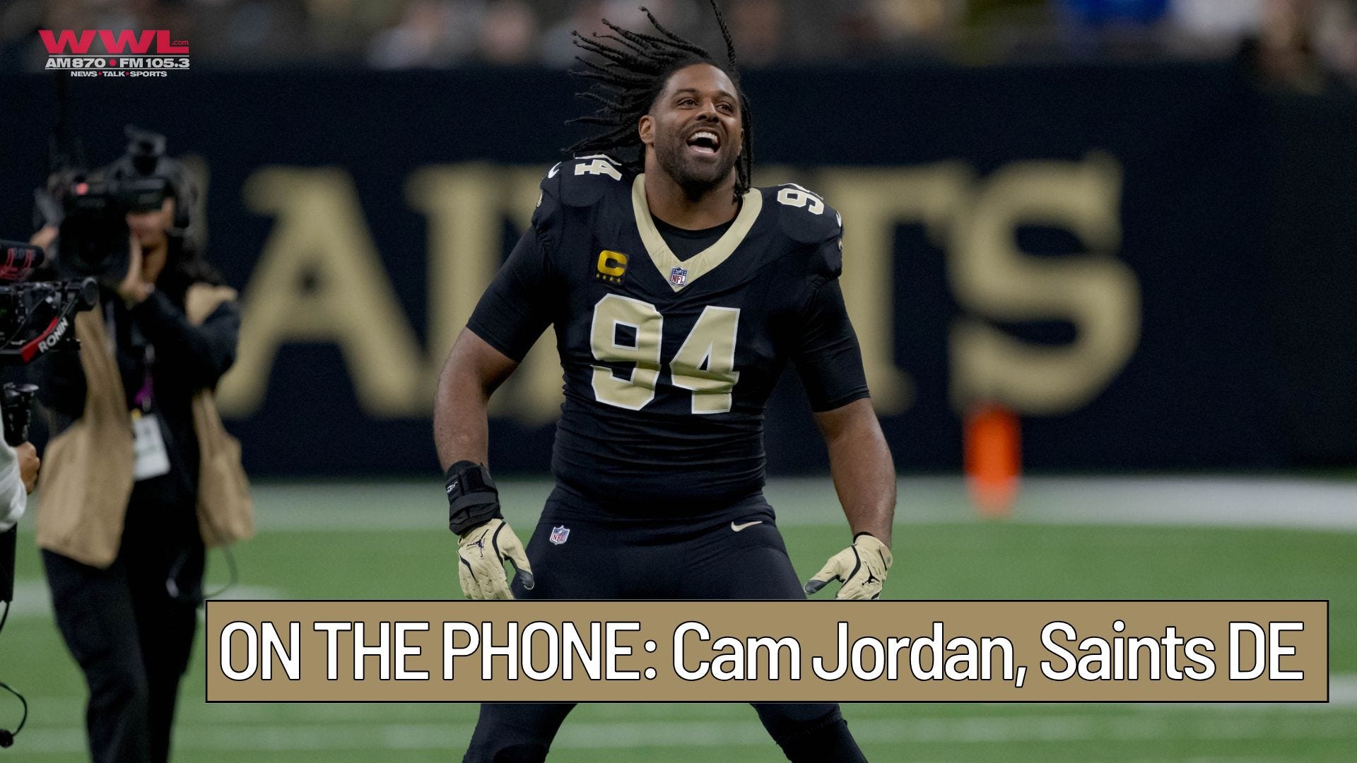 Cam Jordan on WWL: All-in on Saints and pickleball ahead of Year 15
