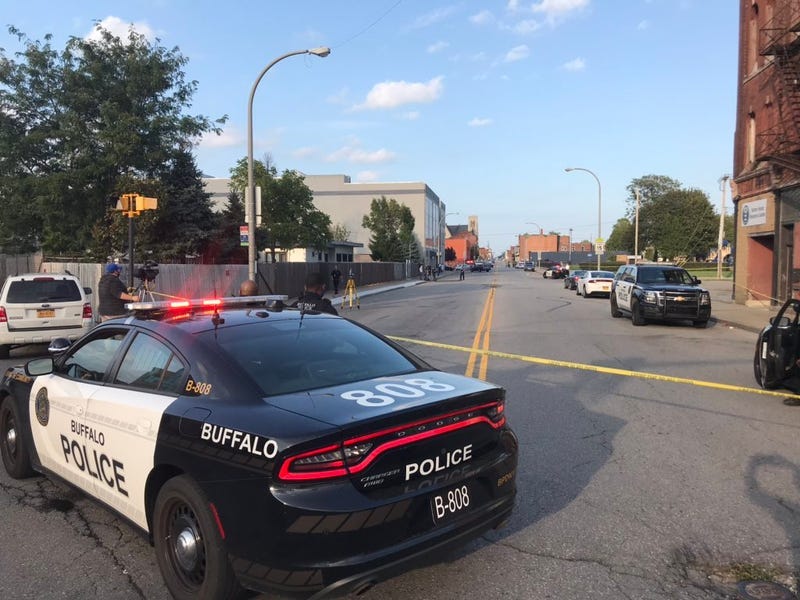 Buffalo Police investigate officer-involved shooting on Genesee Street/WBEN Photo