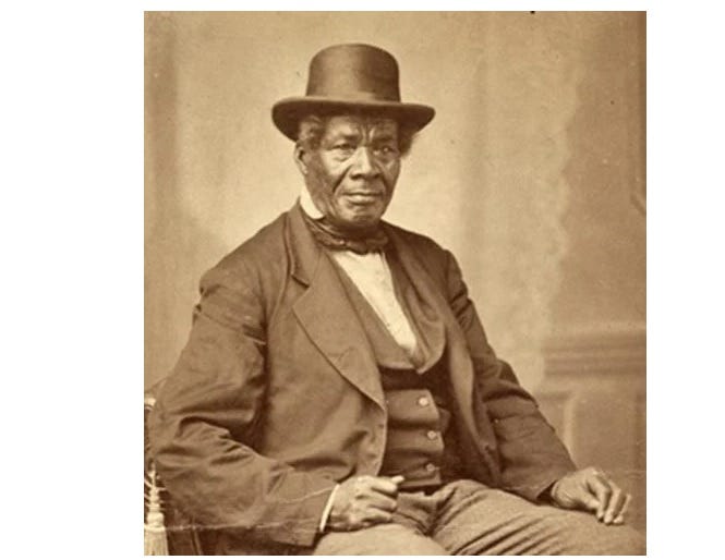 The first African-American born in the State of Minnesota, George Bonga, who was a fur trader, and also half Native American. 