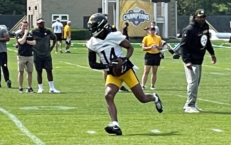 George Pickens in practice