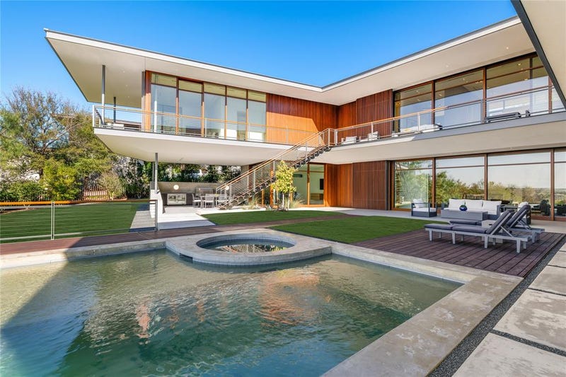A striking modern estate in southwest Fort Worth is now on the market for $11.995 million, offering nearly 6,800 square feet of high-end living in a neighborhood associated with filming locations for the Paramount+ series Landman.