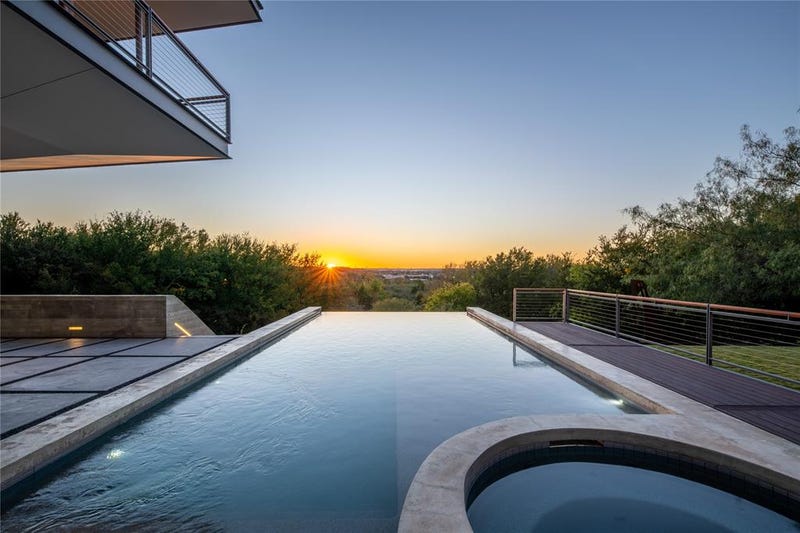 A striking modern estate in southwest Fort Worth is now on the market for $11.995 million, offering nearly 6,800 square feet of high-end living in a neighborhood associated with filming locations for the Paramount+ series Landman.