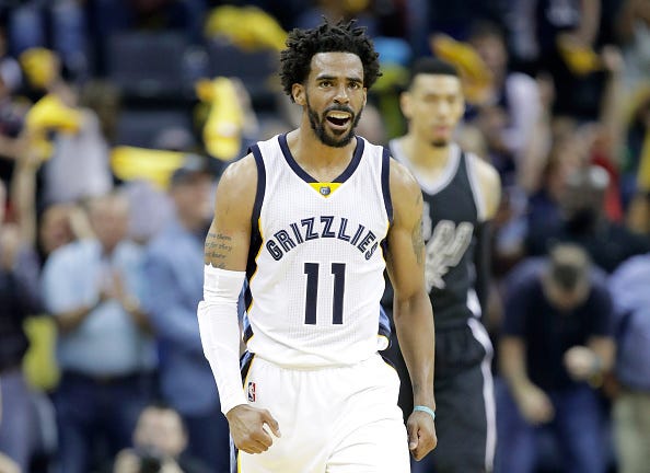 Mike Conley of the Memphis Grizzlies. 