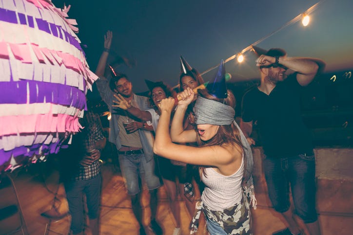 pinatas with booze