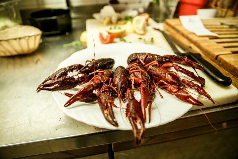crawfish on plate
