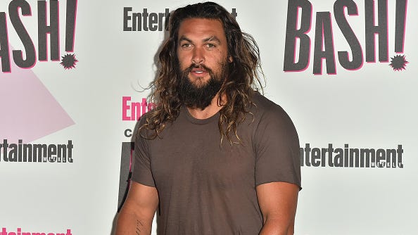 Shirtless Jason Momoa Gets Hosed Down After Being Covered in Mud