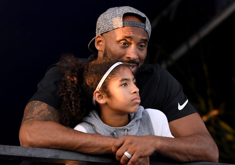 Kobe Bryant and daughter Gianna Bryant in July 2018
