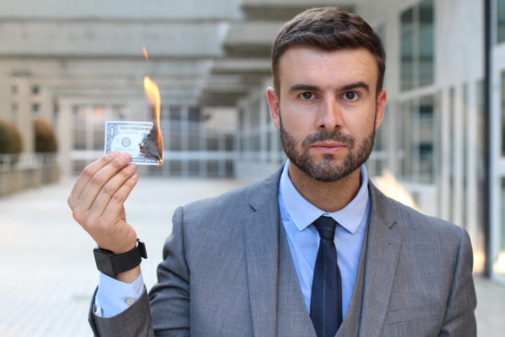Burning Money