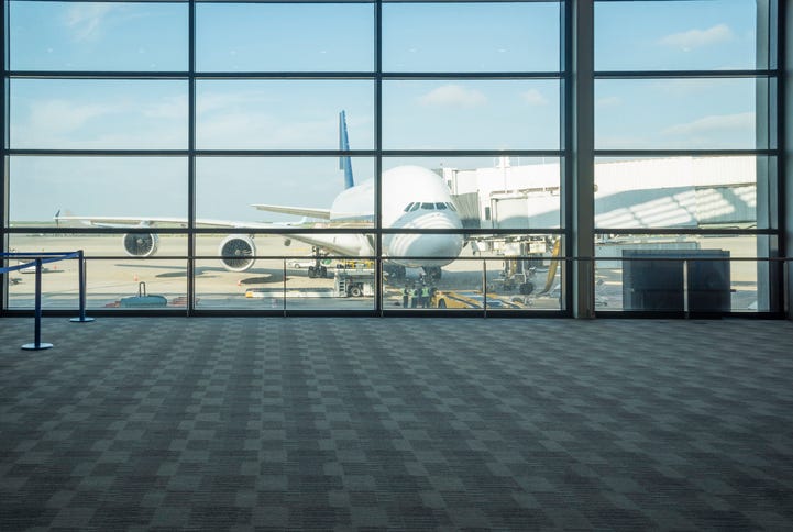 Airport gate.
