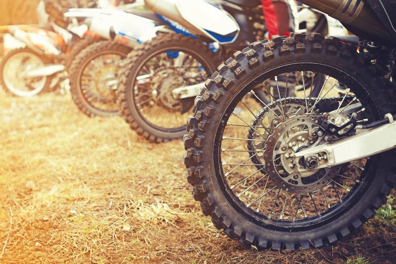 Tires on dirt bikes