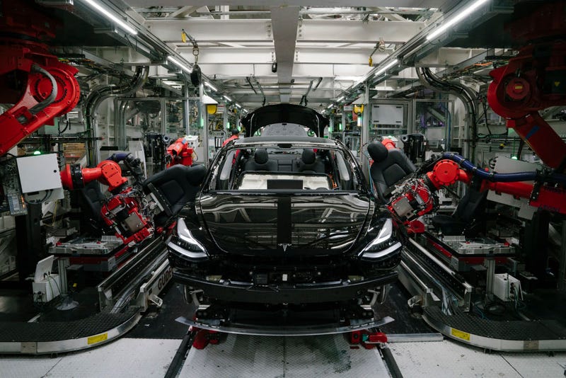 Tesla factory in Fremont, California