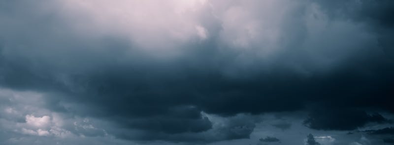 Cloudy sky today