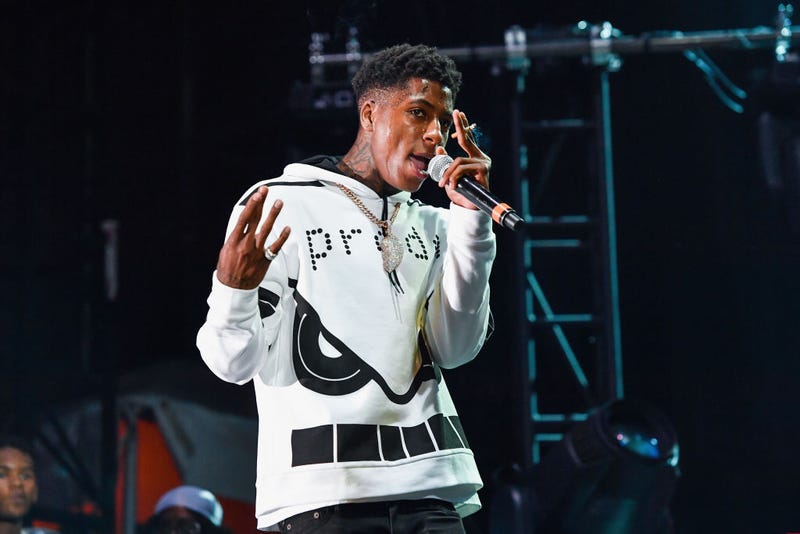 NBA YoungBoy performs during Lil WeezyAna at Champions Square on August 25, 2018 in New Orleans, Louisiana.