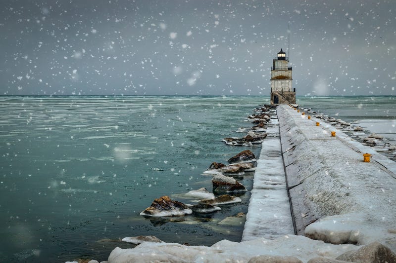 Lake Michigan snow