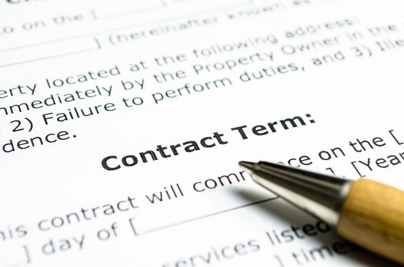 Contract stock photo. 