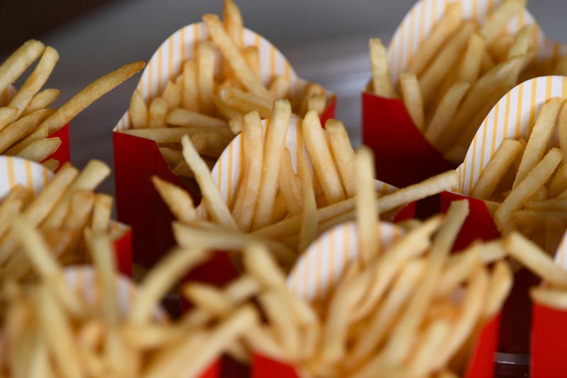 McDonald's fries are offered at McDonald's at Made In America Festival on September 2, 2018 in Philadelphia, Pennsylvania. (Photo by Dave Kotinsky/Getty Images for McDonald's)