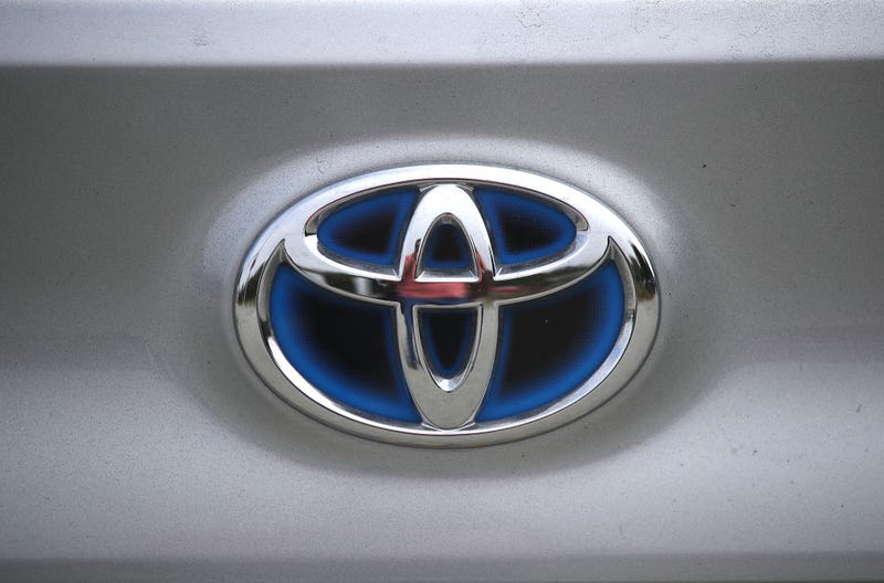 The Toyota logo is displayed on car on the sales lot at City Toyota on September 5, 2018 in Daly City, California. 
