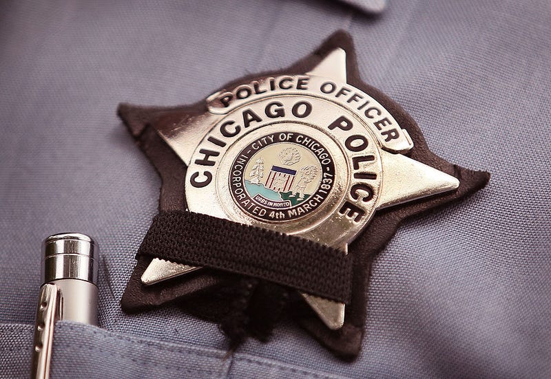 Chicago Police officer's badge
