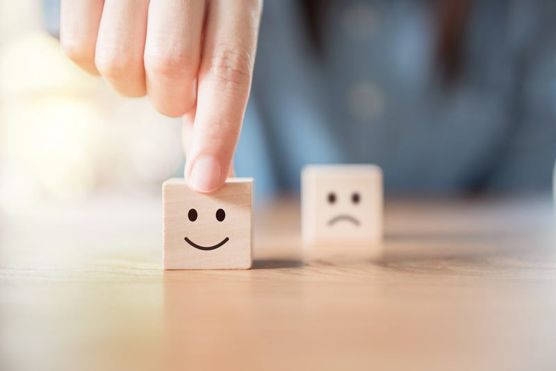 happy and sad faces