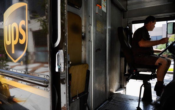 UPS workers