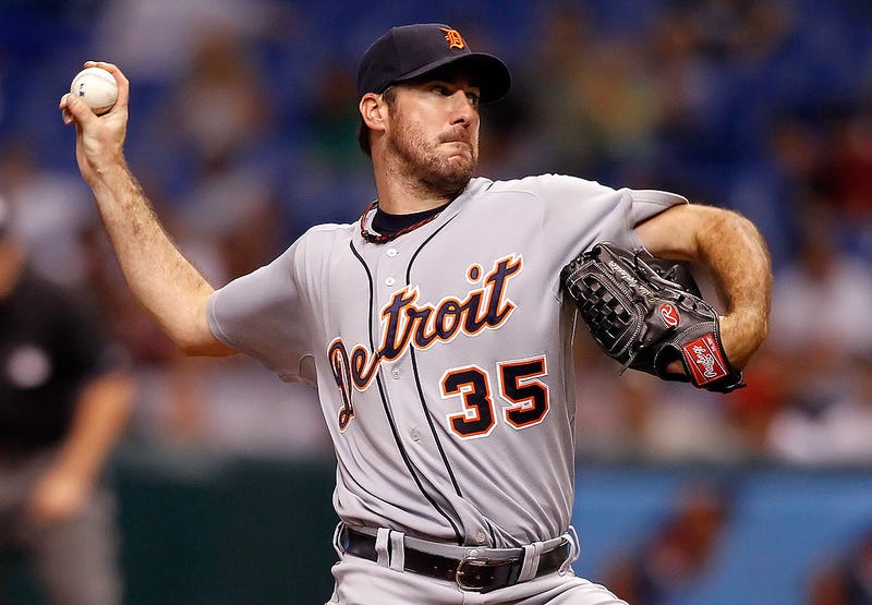 Pitcher Justin Verlander #35 of the Detroit Tigers