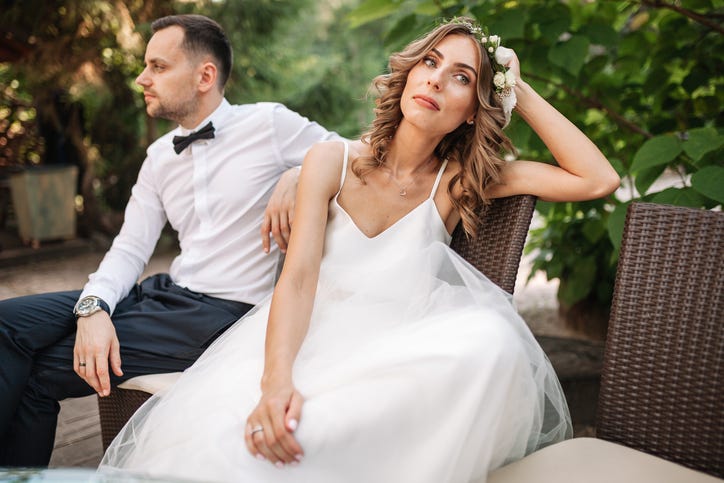 Awkward wedding
