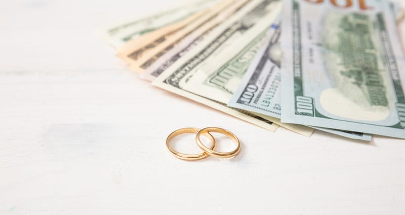 Wedding Rings And Money