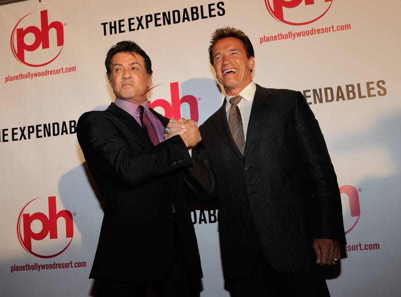 Arnold Schwarzenegger and Sylvester Stallone