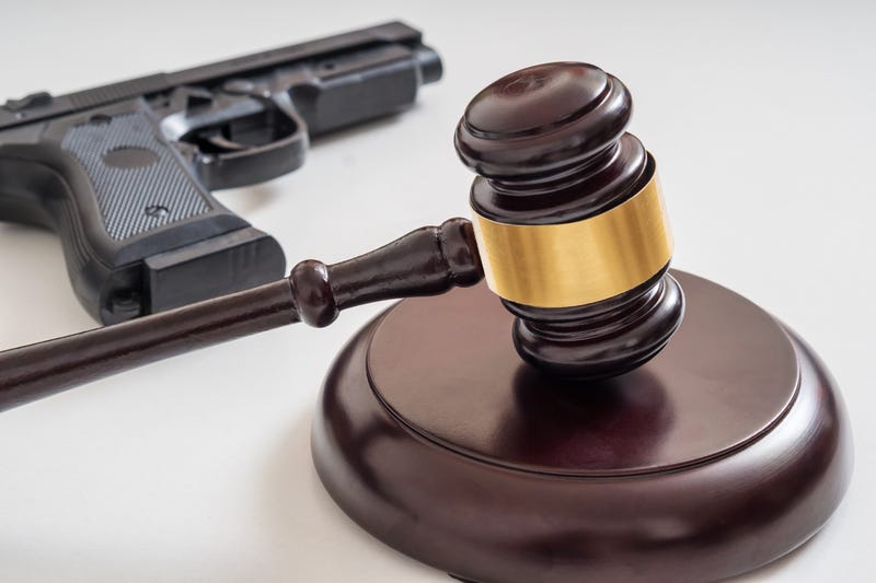 Gun and gavel