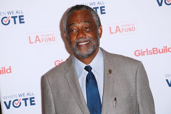 Los Angeles city council member Curren Price attends LA Promise Fund's Annual Summit at USC Galen Center on September 28, 2018 in Los Angeles, California.
