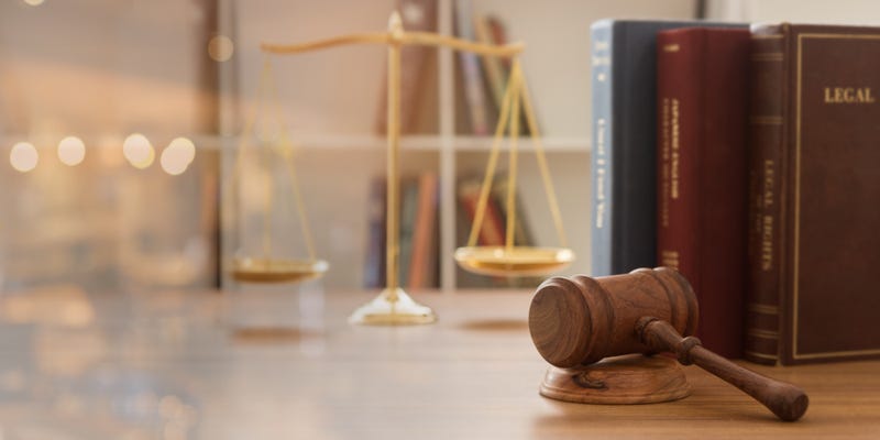 Gavel and scales