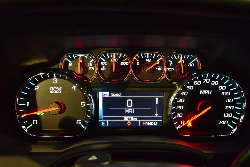 Vehicle instrument panel
