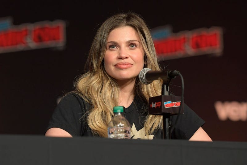 Danielle Fishel speaks onstage at the Boy Meets World 25th Anniversary Reunion Panel during the New York Comic Con 2018 at Javits Center on October 5, 2018 in New York City.