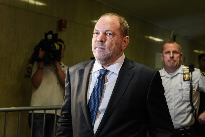 Harvey Weinstein arrives at the New York State Supreme Court on October 11, 2018 in New York City.