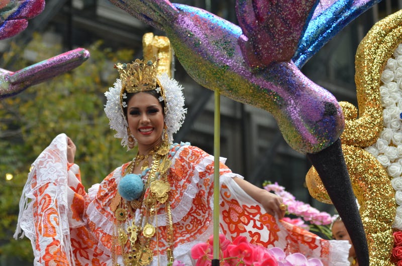 Thousands of Hispanic New Yorkers participated and viewed the colorful Cultural Parade