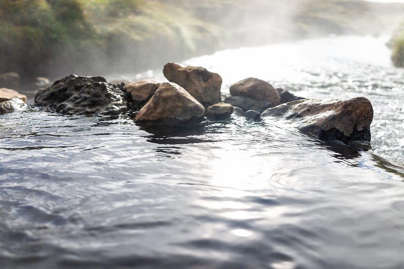 river rocks in a stream