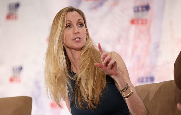 Ann Coulter speaks onstage during Politicon 2018 at Los Angeles Convention Center on October 20, 2018 in Los Angeles, California.