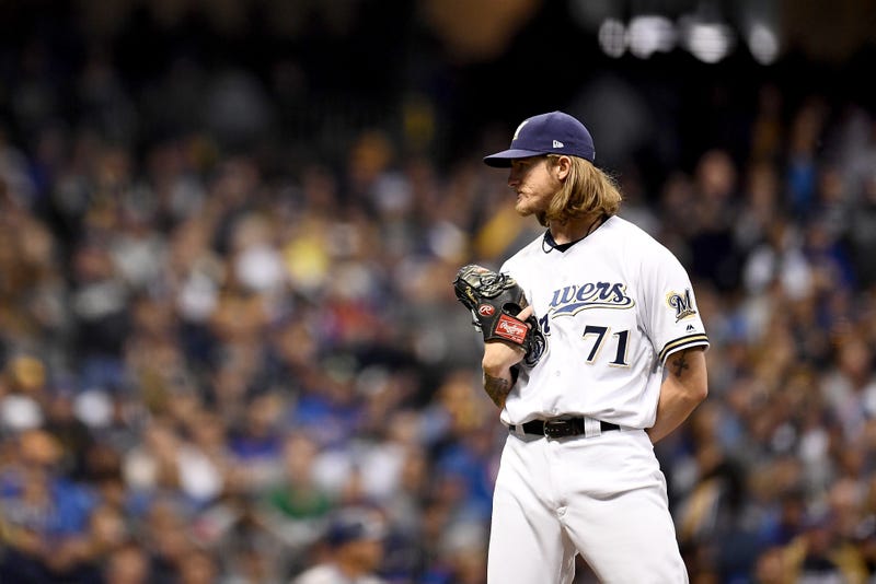 Josh Hader would bolster the Dodgers' bullpen. 