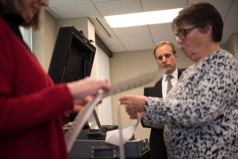 Steve Simson and ballot machines