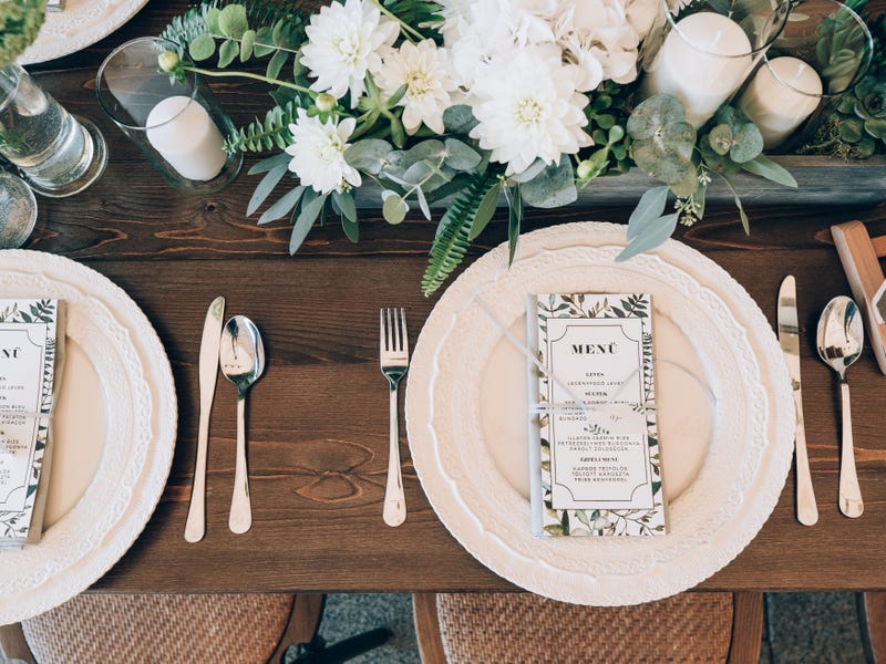 Wedding Reception Table Decor