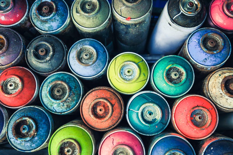 spray cans