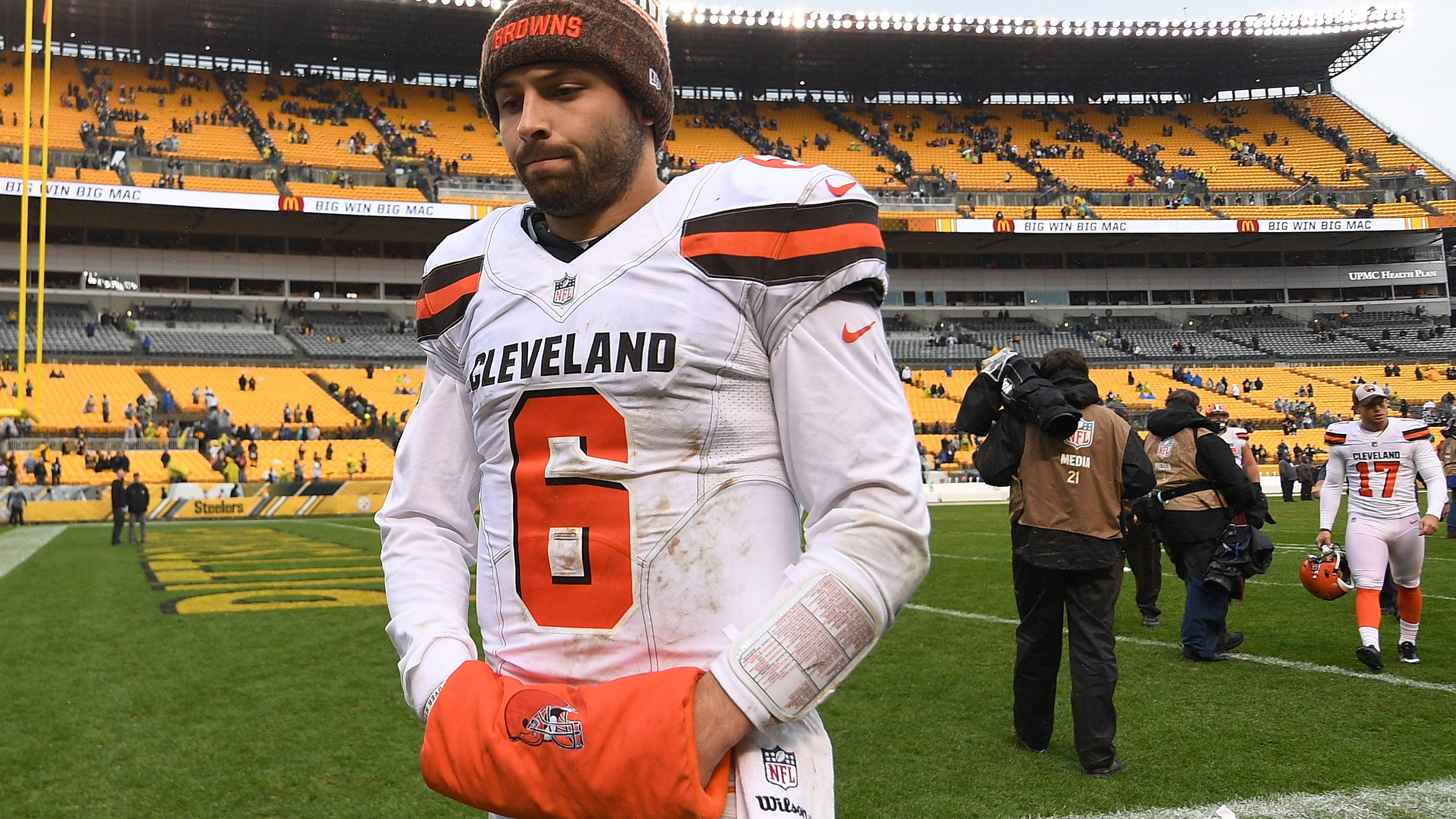 Jeff Darlington says Steelers would sign Baker Mayfield ‘the next day’ if cut by Browns