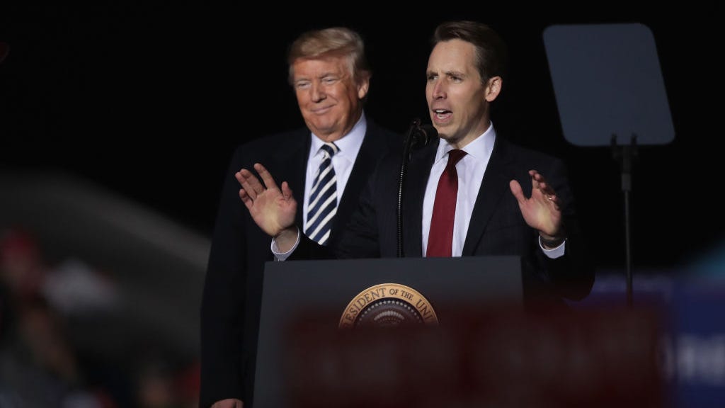 Sen. Hawley says he talks with Trump about Missouri Senate race 'on a pretty regular basis'