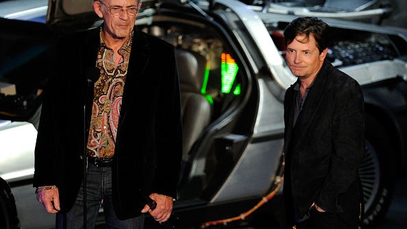 'Back to the Future' Stars Michael J. Fox and Christopher Lloyd Reunite in Touching Photo