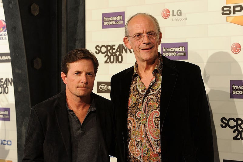 Michael J. Fox and Christopher Lloyd