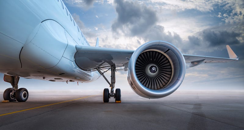 Plane on runway