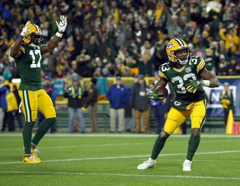 Davante Adams and Aaron Jones