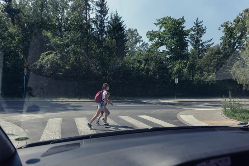 Pedestrians struck in crosswalk