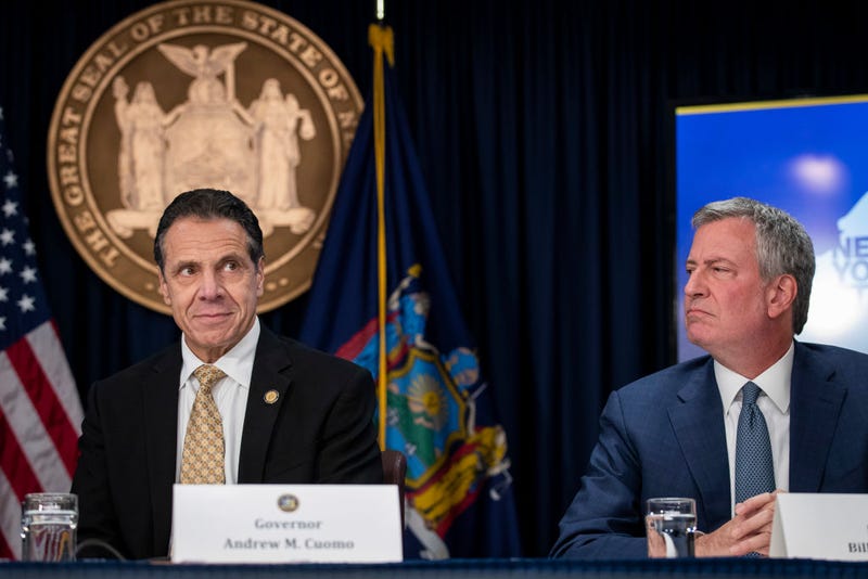 Gov. Andrew Cuomo and Mayor Bill de Blasio