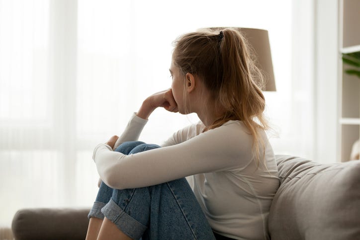 Thinking teenager